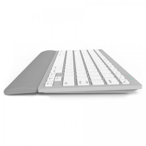 Tastatura Wireless Delux K3300D, USB Wireless/Bluetooth, Grey