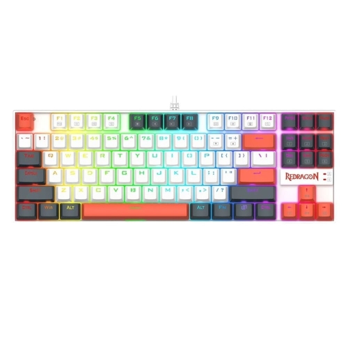 Tastatura Redragon Kumara, RGB LED, USB, Multicolor