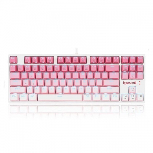 Tastatura Redragon Cass, RGB LED, USB, White-Pink