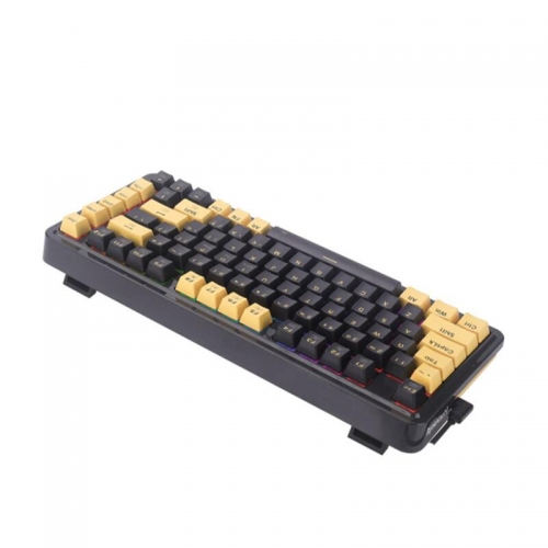 Tastatura Redragon Elf PBT, RGB LED, USB-C, Black-Golden