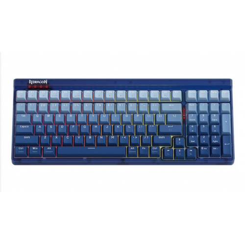 Tastatura Redragon Garen Pro, RGB LED, Bluetooth/USB Wireless/USB-C, Blue