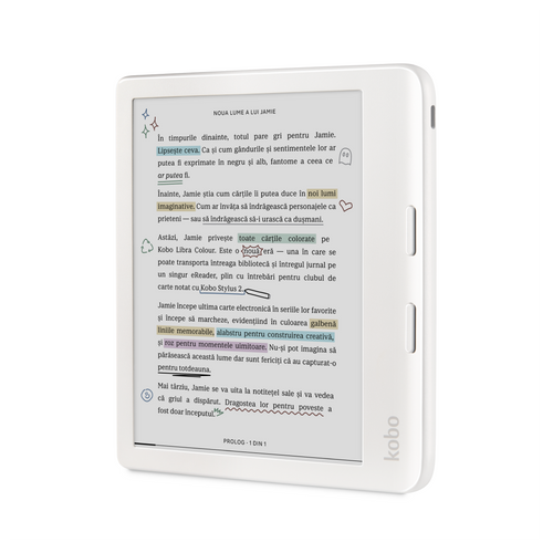 EBook Reader Kobo Libra Colour, 7inch, 32GB, White