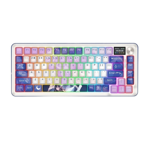 Tastatura Redragon Eclipse Pro Anime, RGB LED, USB/USB Wireless/Bluetooth, Multicolor