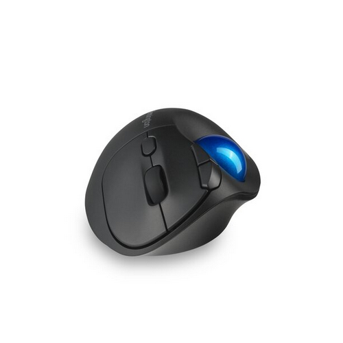 Mouse Trackball Kensington Pro Fit Ergo TB450, USB Wireless/Bluetooth, Black-Blue