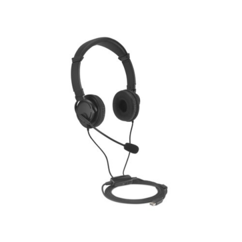 Casti cu microfon Kensington Classic EQ, USB-C, Black