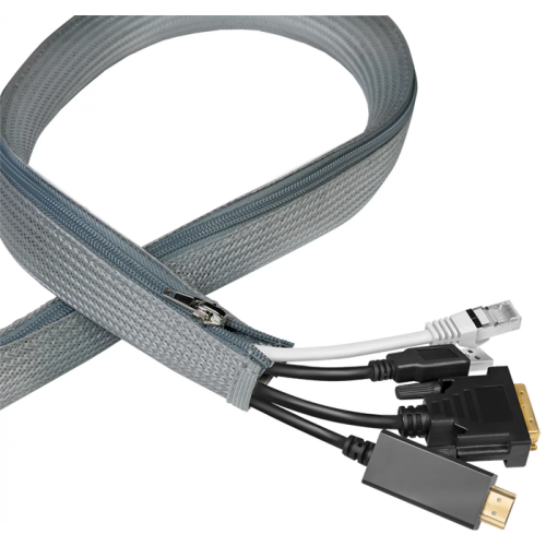 Organizator cabluri Logilink KAB0073, 1m, Gray