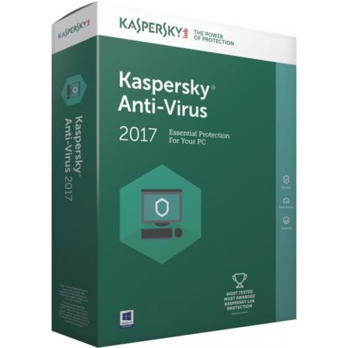Kaspersky Anti-Virus European Edition, 2-Desktop / 1 year, Base License Pack