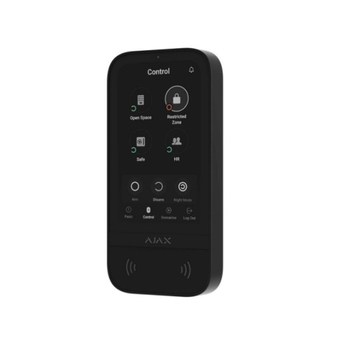 Tastatura wireless Ajax KeyPad TouchScreen, Black