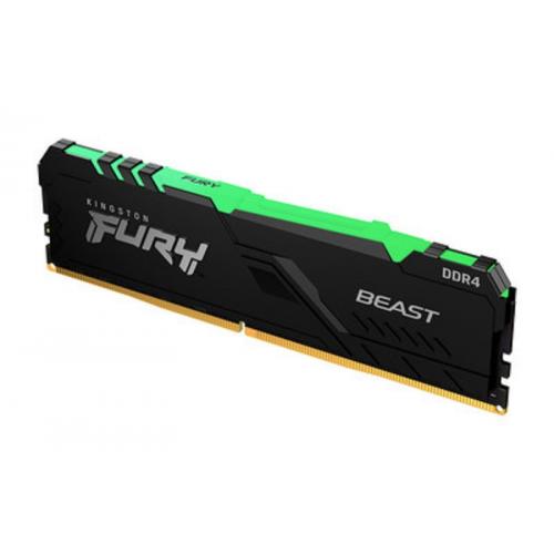 Memorie Kingston FURY Beast RGB, 8GB, DDR4-2666, CL16