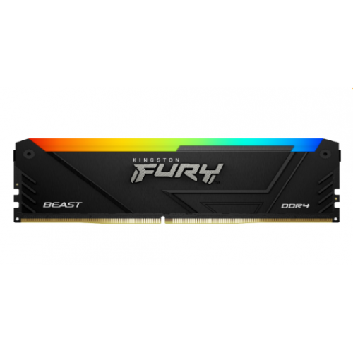 Kit Memorie Kingston Fury Beast RGB Intel XMP 2.0, 64GB, DDR4-3200MHz, CL16, Dual Channel