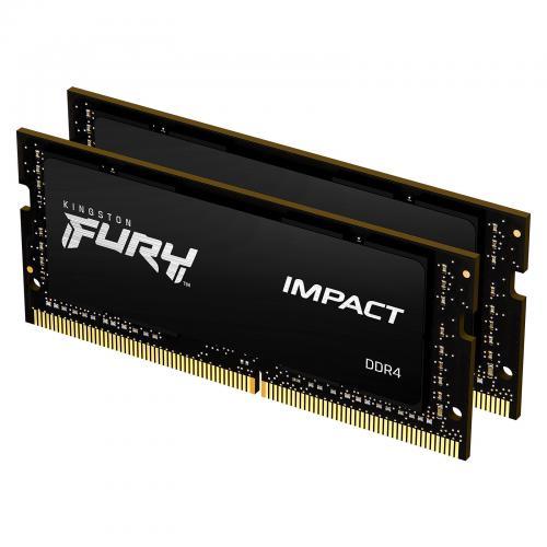 Kit Memorie SO-DIMM Kingston Impact 64GB, DDR4-3200Mhz, CL20, Dual Channel