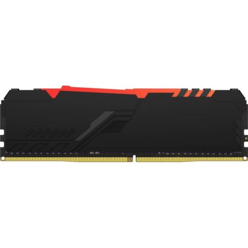 Memorie Kingston FURY Beast RGB 8GB, DDR4-3600MHz, CL17