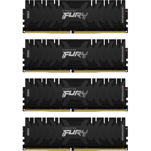 Kit memorie Kingston FURY Renegade 128GB, DDR4-3600MHz, CL18, Quad Channel