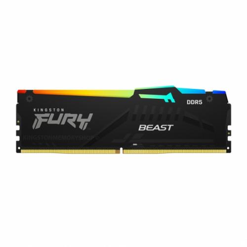 Memorie Kingston FURY Beast RGB 32GB DDR5 4800MHz CL38