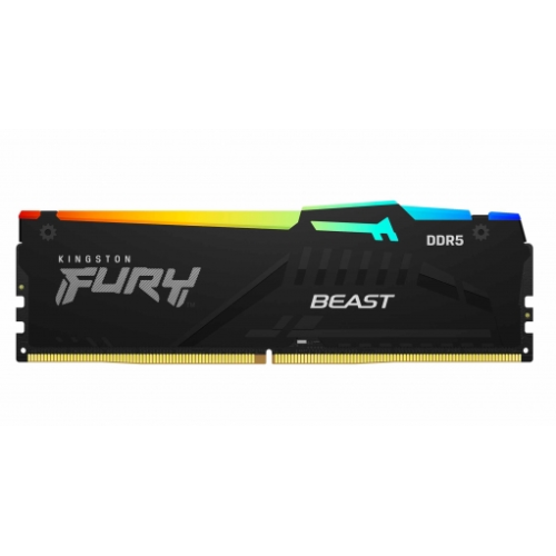 Memorie Kingston FURY Beast RGB XMP/EXPO, 32GB, DDR5-6000 MHz, CL36