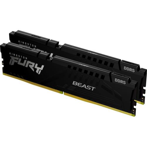 Kit Memorie Fury Kingston Fury Beast Black AMD EXPO, 16GB, DDR5-6000MHz, CL36, Dual Channel