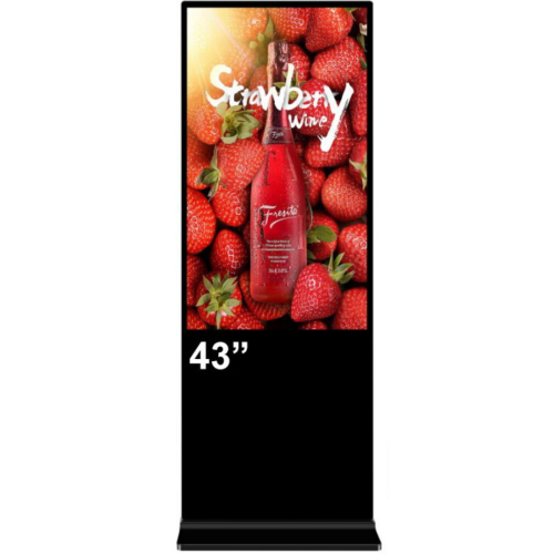 Display interactiv Evoboard KIOSK-EVOB-IR49, 43 inch, 3840 x 2160 pixeli, Black