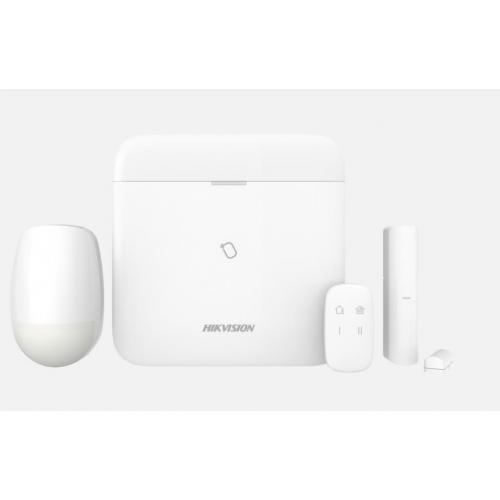 Kit de alarma wireless AX PRO Middle Level DS-PWA96-Kit-WE,  Wireless Control Panel Kit, 868MHz two-way wireless; Dual Wireless Technology: Tri-X & CAM-X; Long RF transmission range; Up to 96 Wireless Zones/Outputs, 8 Wireless Ta Readers/Keypads, 6 Wirele