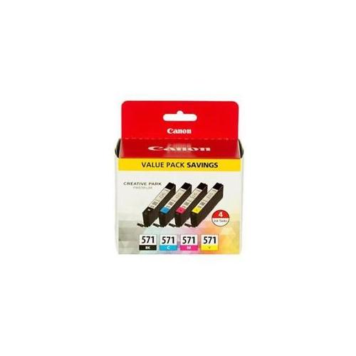 Cartus cerneala Canon CLI-571MULTI, multipack (cyan,magenta,yellow,black), pentru Canon Pixma MG6850/MG6851, Canon Pixma MG5750/MG5751, Canon Pixma MG7750/MG7751/MG7752.