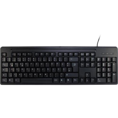 Kit Inter-Tech Eterno KM-3123 - Tastatura, USB, Black + Mouse Optic, USB, Black