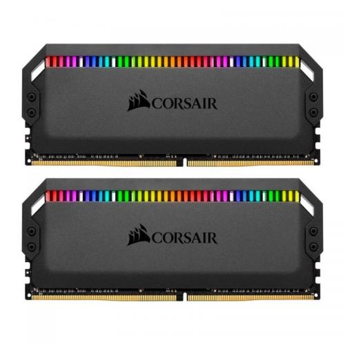 Kit Memorie Corsair Dominator Platinum RGB, 16GB, DDR4-4000MHz, CL19, Dual Channel
