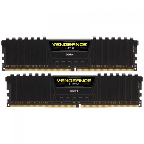 Kit Memorie Corsair Vengeance LPX Black 16GB, DDR4-4133MHz, CL19, Dual Channel