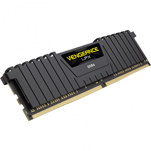 Kit memorie Corsair Vengeance LPX Black 64GB, DDR4-3200MHz, CL16, Quad Channel