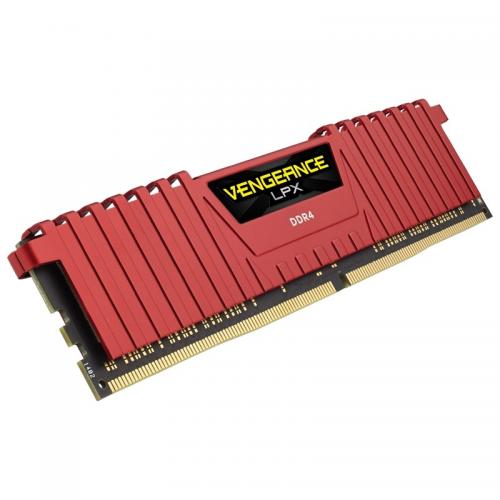 Kit Memorie Corsair Vengeance LPX Red 64GB DDR4-2133Mhz, CL13 Quad Channel