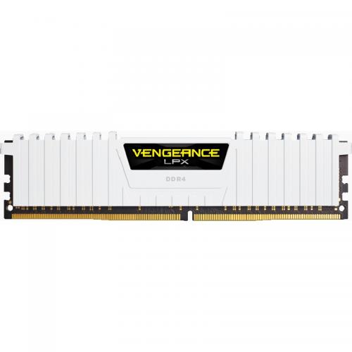 Kit Memorie Corsair Vengeance LPX White 16GB, DDR4-3000MHz, CL16, Dual Channel