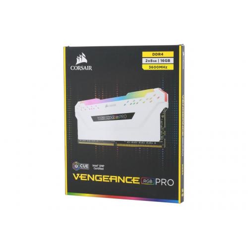 Kit memorie Corsair Vengeance RGB Pro 16GB, DDR4-3600Mhz, CL18, Dual Channel