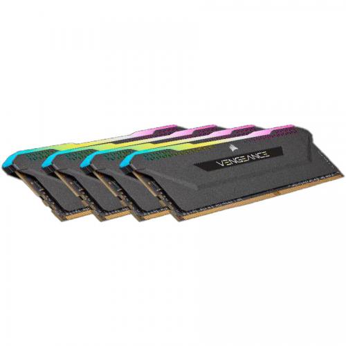 Kit Memorie Corsair Vengeance RGB PRO SL 128GB, DDR4-3200MHz, CL16, Quad Channel