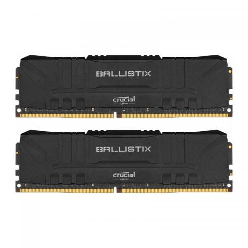Kit Memorie Crucial Ballistix Black 16GB, DDR4-3200MHz, CL16, Dual Channel
