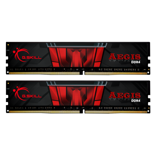Kit Memorie G.Skill Aegis, 8GB, DDR4-2400 MHz, CL15, Dual Channel