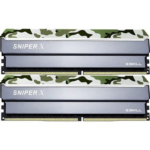 Kit Memorie G.Skill Sniper X Classic Camo, 16GB, DDR4-2400MHz, CL17, Dual Channel