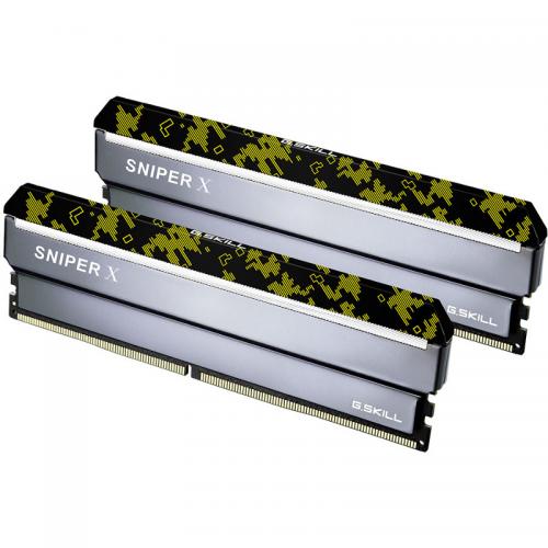 Kit Memorie G.Skill Sniper X Digital Camo 16GB, DDR4-3000MHz, CL16, Dual Channel