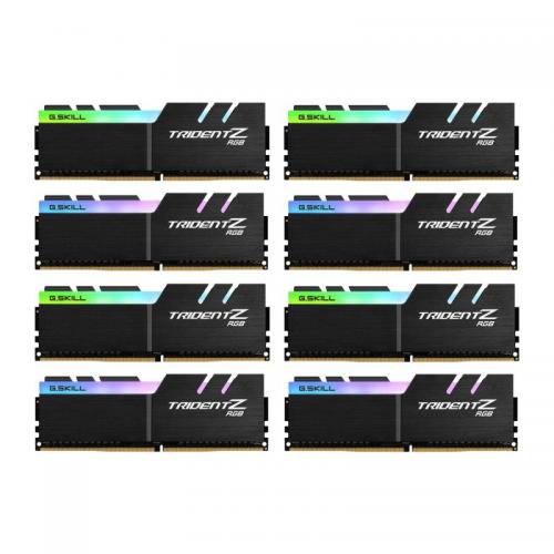 Kit Memorie G.Skill Trident Z RGB 64GB, DDR4-4000MHz, CL18, Quad Channel