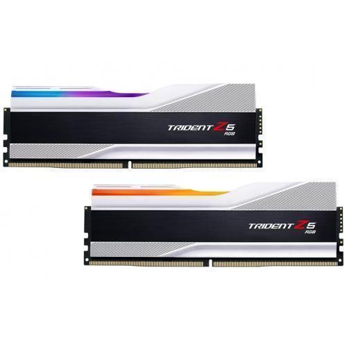 Kit Memorie G.Skill Trident Z5 RGB XMP 3.0 Silver 32GB, DDR5-6600Mhz, CL34, Dual Channel