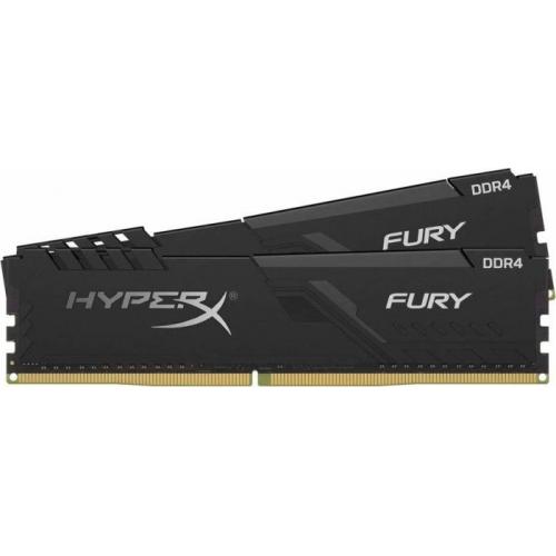 Kit Memorie Kingston HyperX FURY Black, 16GB, DDR4-3200MHz, CL16, Dual Channel