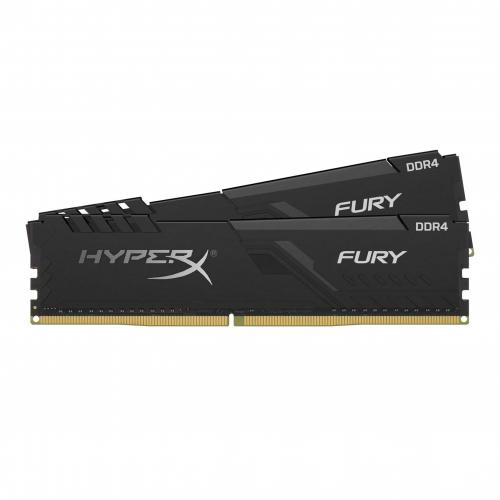 Kit Memorie Kingston HyperX Fury Black, 16GB, DDR4-3733Mhz, CL19