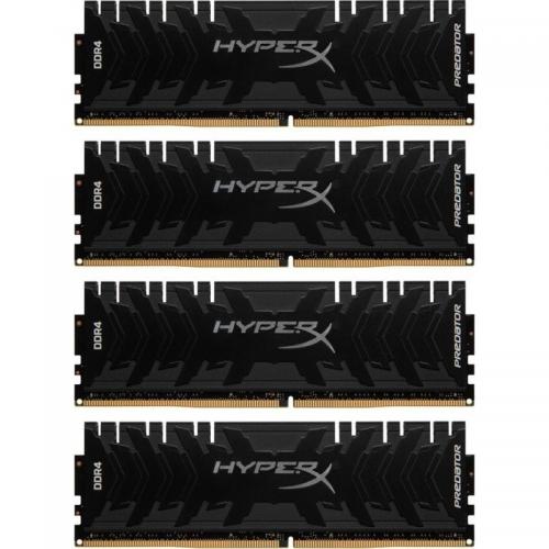 Kit Memorie Kingston HyperX Predator Black 32GB, DDR4-3000MHz, CL15, Quad Channel