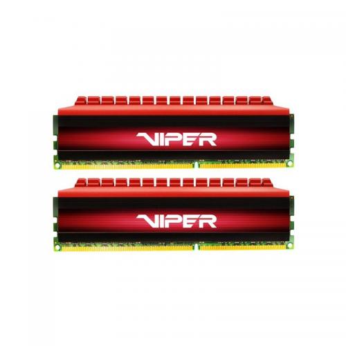 Kit Memorie Patriot Viper 4 Red 16GB, DDR4-3000MHz, CL16, Dual Channel 