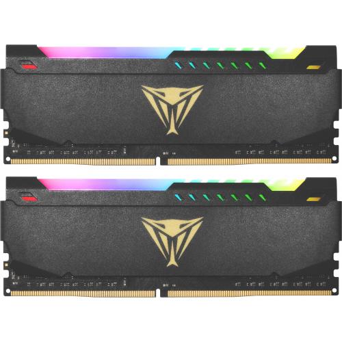 Kit Memorie Patriot Viper Steel RGB, 16GB, DDR4-3200Mhz, CL18, Dual Channel