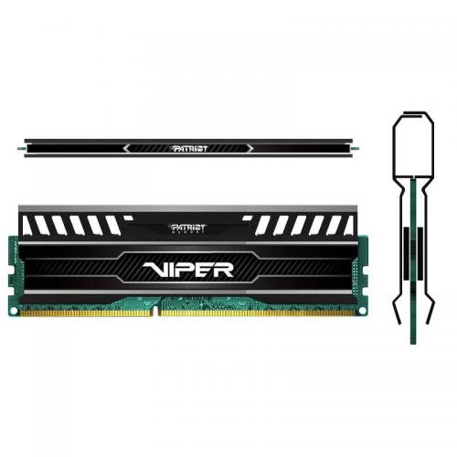 Kit Memorie Patriot ViperX 3 Black Mamba 8GB, DDR3-1600MHz, CL9, Dual Channel 