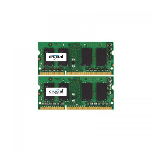 Kit Memorie SO-DIMM Crucial 8GB, DDR3-1600MHz, CL11, Dual Channel
