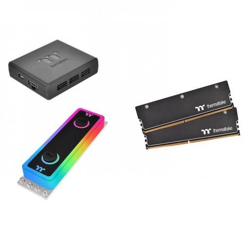 Kit Memorie Thermaltake WaterRam RGB, 32GB, DDR4-3200MHz, CL16, Dual Channel
