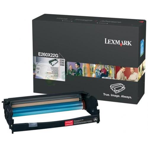 Drum Lexmark E260X22G, black, 30 k, E260 , E260d , E260dn , E360d , E360dn , E460dn , E460dw , E462dtn , ES360dn , ES460dn , X264dn , X363dn , X364dn , X364dw , X463de , X464de , X466de , X466dte , X466dwe , XS364dn , XS463de , XS466de