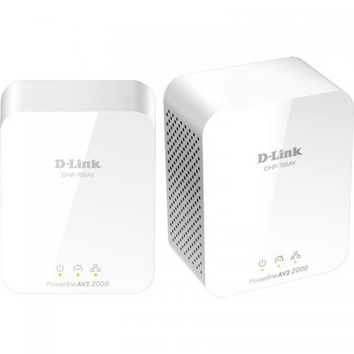 Kit PowerLine D-Link DHP‑701AV2, White