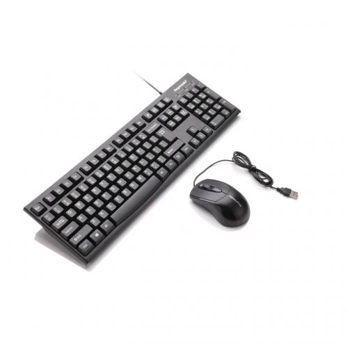 Kit Segotep VKM1600 tastatura, USB, Black + Mouse, USB, Black