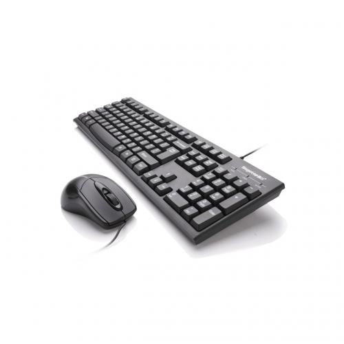 Kit Segotep VKM1600 tastatura, USB, Black + Mouse, USB, Black