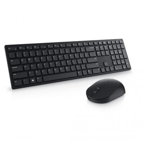 Kit Wireless Dell Pro KM5221W - Tastatura, USB, Black + Mouse Optic, USB, Black - Box